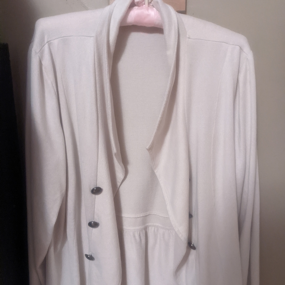 Cream color cardigan